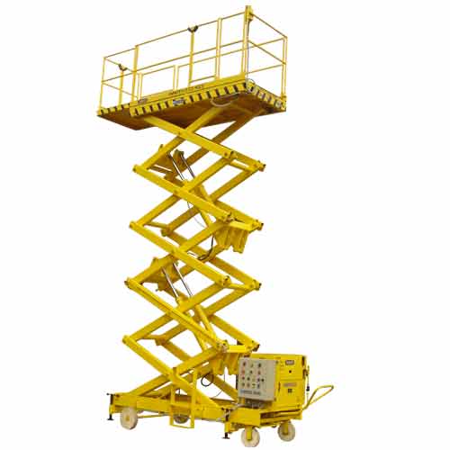 JET Hydraulic Mobile Powered Lifting Platform Goods Lift