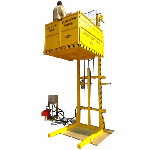 JET Wall Mounter Hydraulic Powered Goods Lift